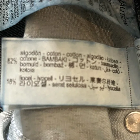 Zara High Rise Wide Straight Leg Denim Jeans Cotton Lyocell 10 - Picture 6 of 7